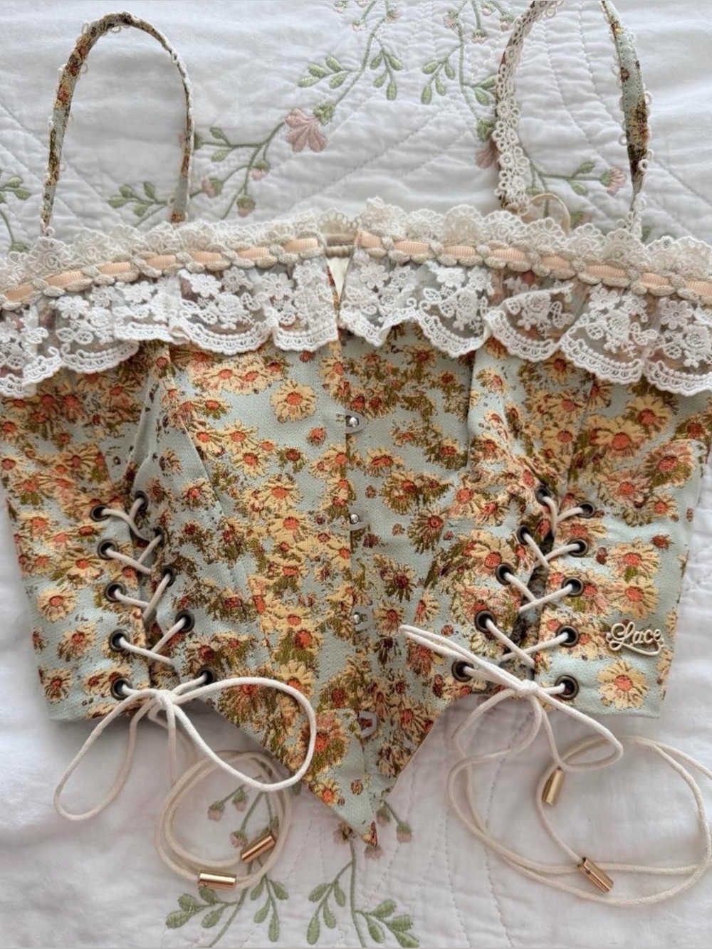 Lacemade Van Gogh corset - Picture 6 of 6
